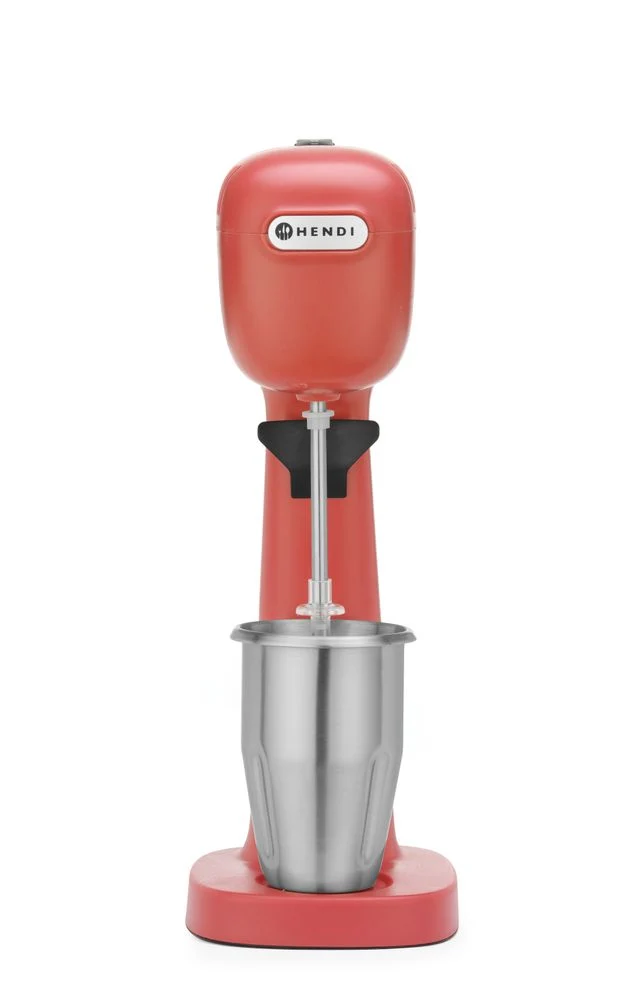 HENDI Milchshake-Mixer – designed by Robert Bronwasser – Rot – 230 V / 400 W – 170 × 196 × 490 mm