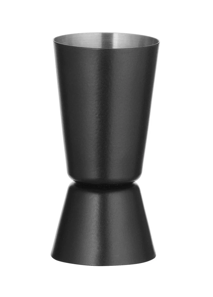 BarUp Barmaß 25 / 35 ml – Schwarz – Ø 40 × H 75 mm