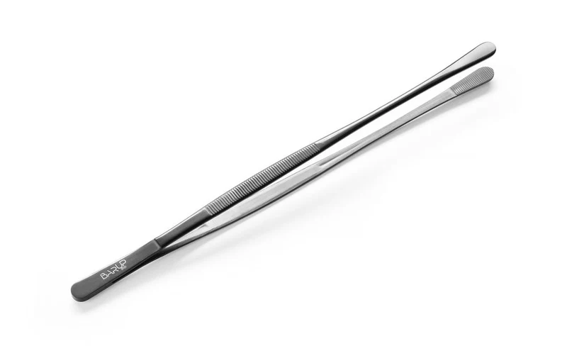 BarUp Pinzette – runder Kopf – Schwarz – 305 mm