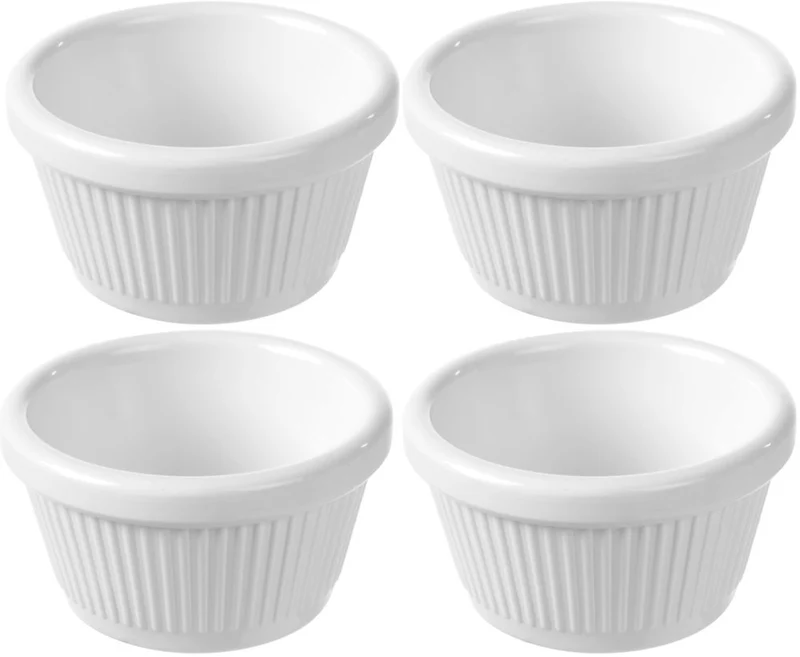 HENDI Auflaufförmchen – 0,05 l – Ø 70 × H 35 mm – 4 Stück