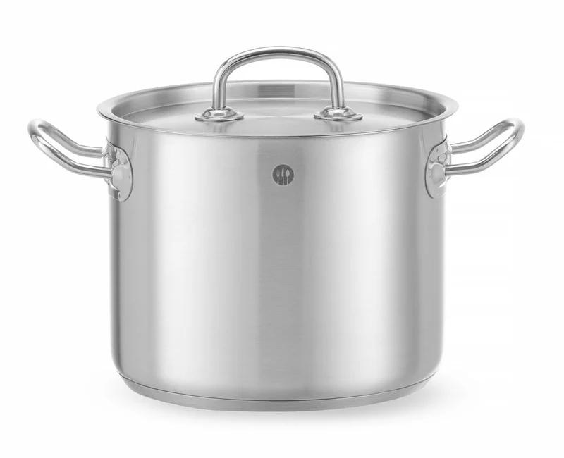 HENDI Kochtopf – hoch - mit Deckel – Kitchen Line – 5 l – Ø 200 × H 160 mm