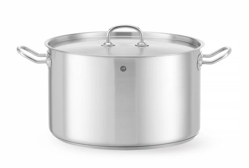 HENDI Kochtopf – mittel - mit Deckel – Kitchen Line – 15 l – Ø 320 × H 190 mm