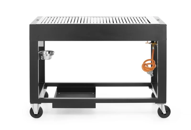 HENDI Gasgrill Tampa – Schwarz – 10 kW – 1260 × 580 × 900 mm