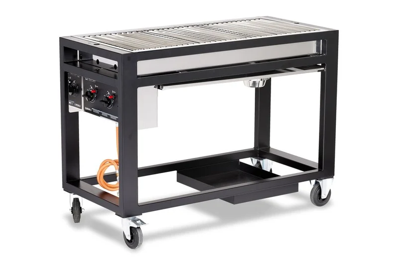 HENDI Gasgrill Europa – 21,6 kW – 1260 × 580 × 900 mm
