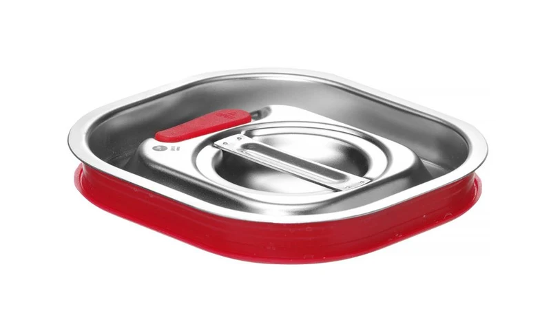 HENDI Gastronorm-Deckel mit Silikonrand – Kitchen Line – GN 1 / 6 – 156 × 142 mm