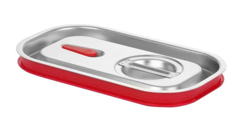 HENDI Gastronorm-Deckel mit Silikonrand – Kitchen Line – GN 1 / 4 – 265 × 162 mm