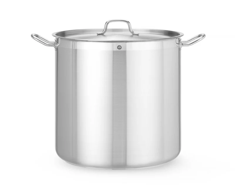 HENDI Schmortopf hoch - mit Deckel – Profi Line – 50 l – Ø 400 × H 400 mm