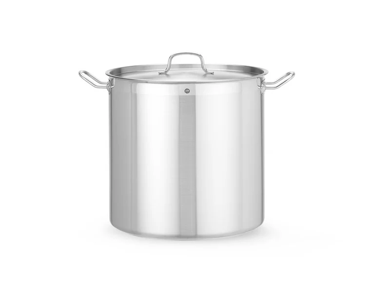 HENDI Schmortopf hoch - mit Deckel – Profi Line – 36,5 l – Ø 360 × H 360 mm
