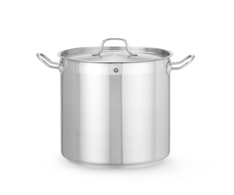 HENDI Schmortopf hoch - mit Deckel – Profi Line – 15,9 l – Ø 280 × H 260 mm