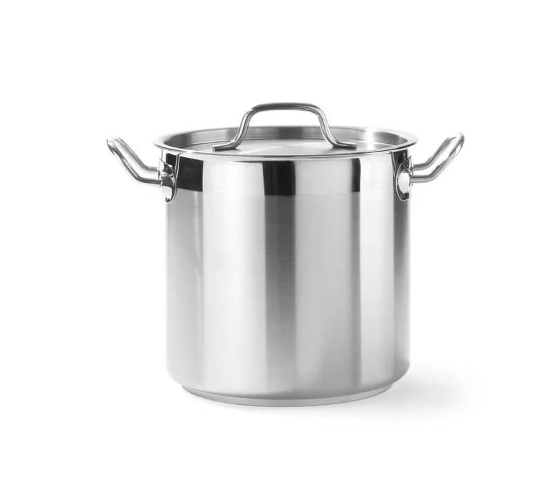 HENDI Schmortopf hoch - mit Deckel – Profi Line – 5,9 l – Ø 200 × H 190 mm