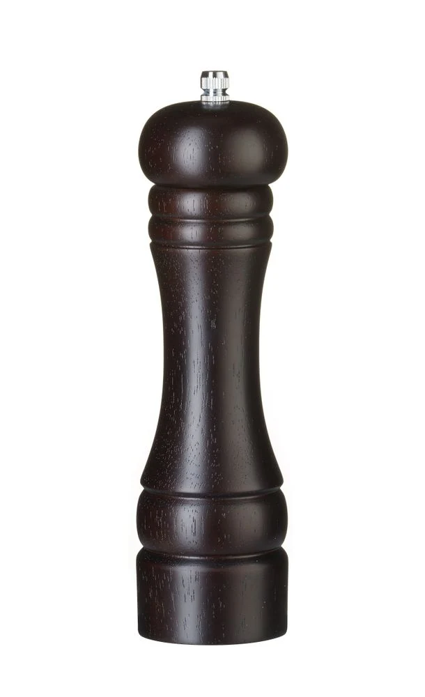 HENDI Salzmühle aus Holz – Holz dunkel – Ø 57 × H 215 mm