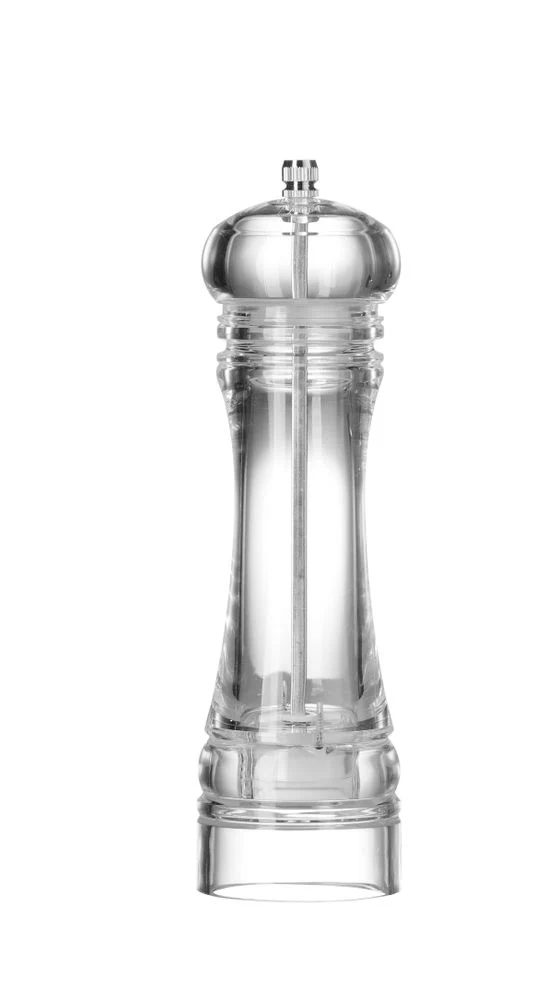 HENDI Acryl-Pfeffermühle – Transparent – Ø 60 × H 215 mm