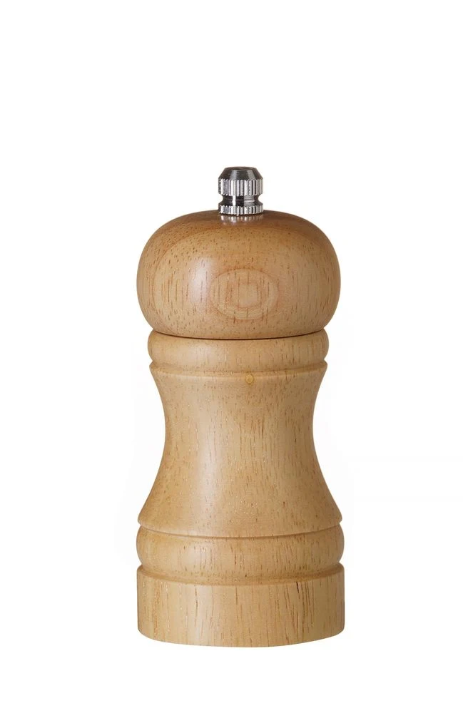 HENDI Pfeffermühle aus Holz – Holz hell – Ø 50 × H 113 mm