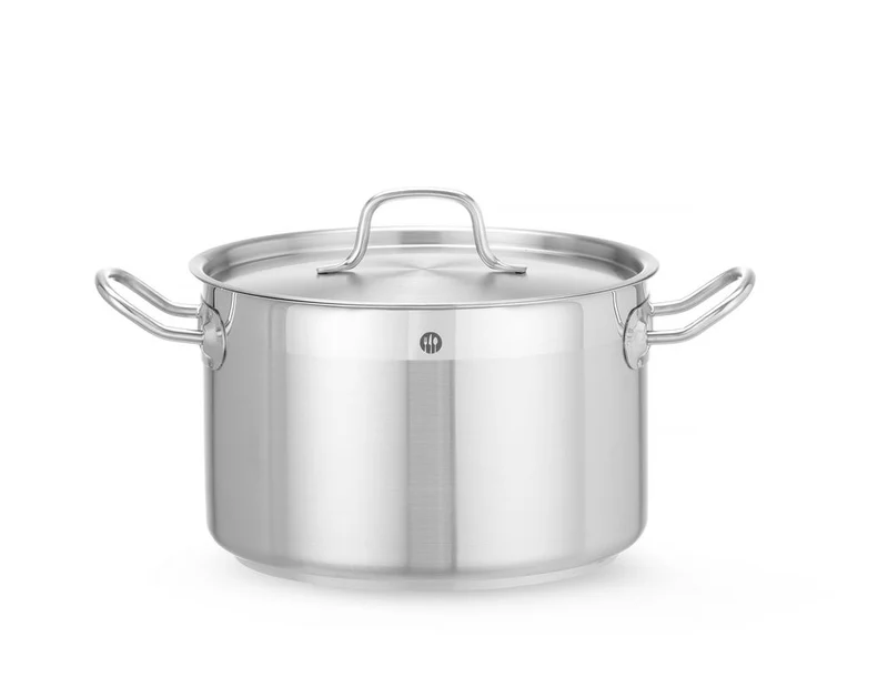 HENDI Kochtopf – mittel - mit Deckel – Profi Line – 6,7 l – Ø 240 × H 150 mm