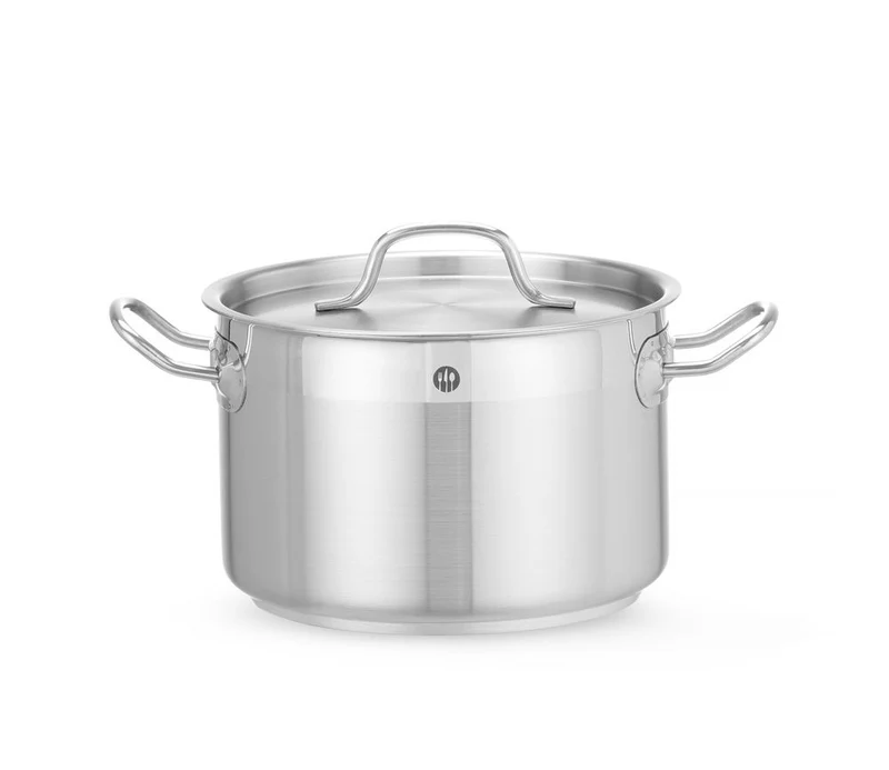 HENDI Kochtopf – mittel - mit Deckel – Profi Line – 4 l – Ø 200 × H 130 mm