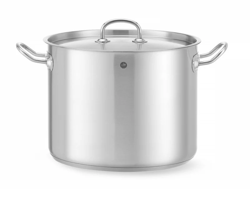 HENDI Kochtopf – hoch - mit Deckel – Kitchen Line – 13,5 l – Ø 280 × H 220 mm