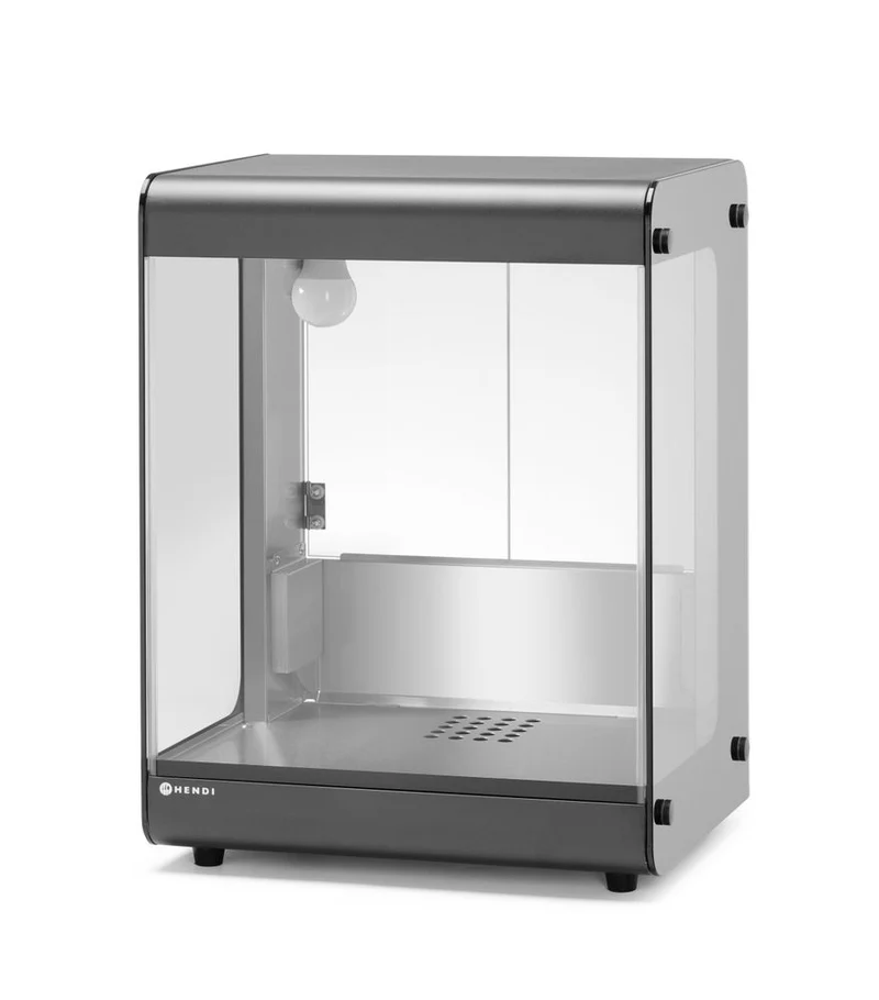 HENDI Nacho-Wärmer – Schwarz – 230 V / 500 W – 400 × 344 × 525 mm