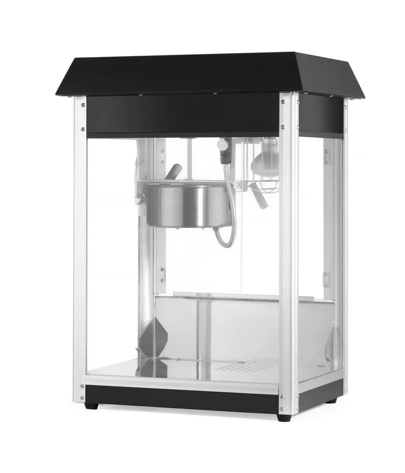 HENDI Popcorn-Maschine – Schwarz – 230 V / 1155 W – 560 × 420 × 760 mm