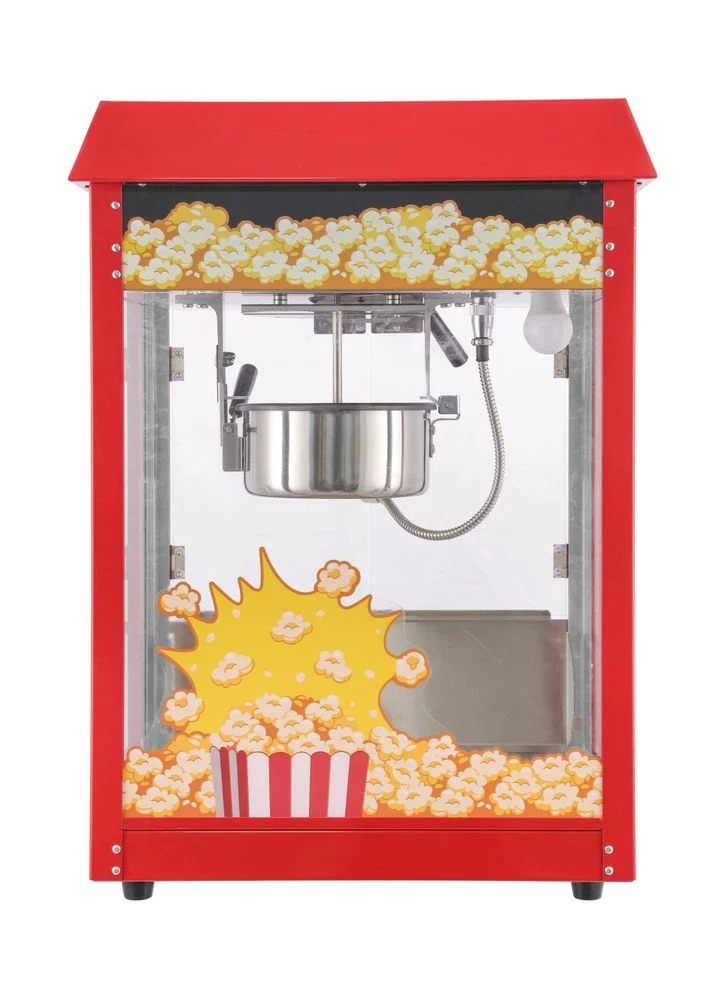 HENDI Popcorn-Maschine – Rot – 230 V / 1155 W – 560 × 420 × 760 mm