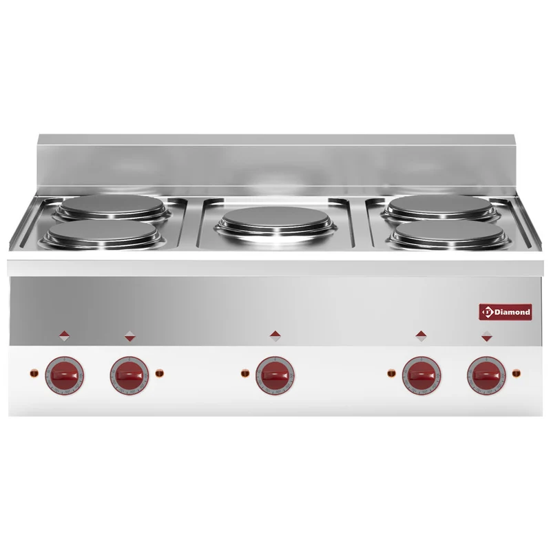 Elektroherd 5 Kochplatten -Top- - E60/5P9T-N