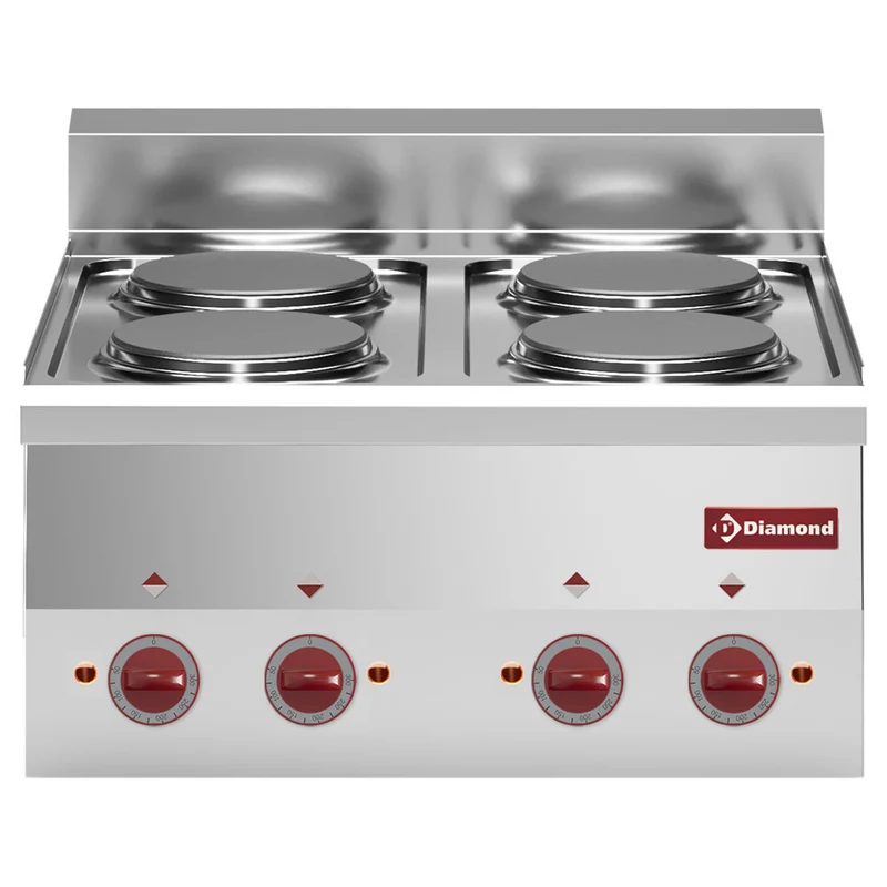 Elektroherd 4 Kochplatten -Top- - E60/4P6T-N