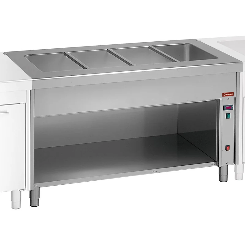 Element Bain-Marie auf offenem Unterbau 6x GN 1/1 - S80/BT23