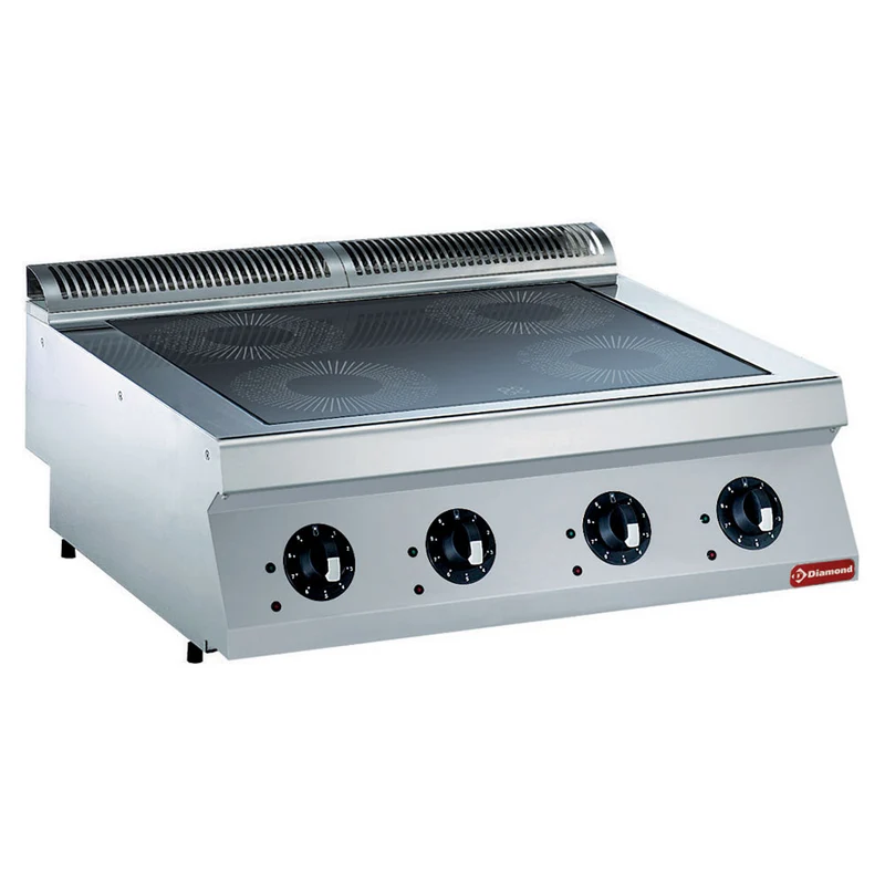 Elektroherd, 4 Induktionskochfelder -TOP- - E17/4ID8T-230/3--N