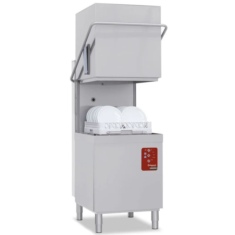 Durchschubspülmaschine, Korb 500x500 mm "Full Hygiene" - DXE8/6