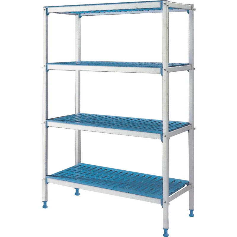 Regal linear aluminum GN 4Niv. "Modular Rack" - RLA/075-4/EF