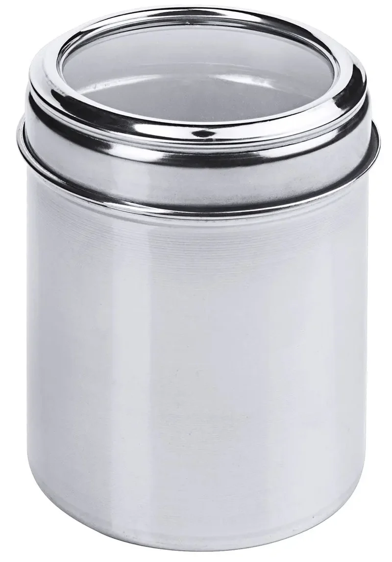 Edelstahl Vorratsdose mit Sichtdeckel 0,5-4,5 Liter