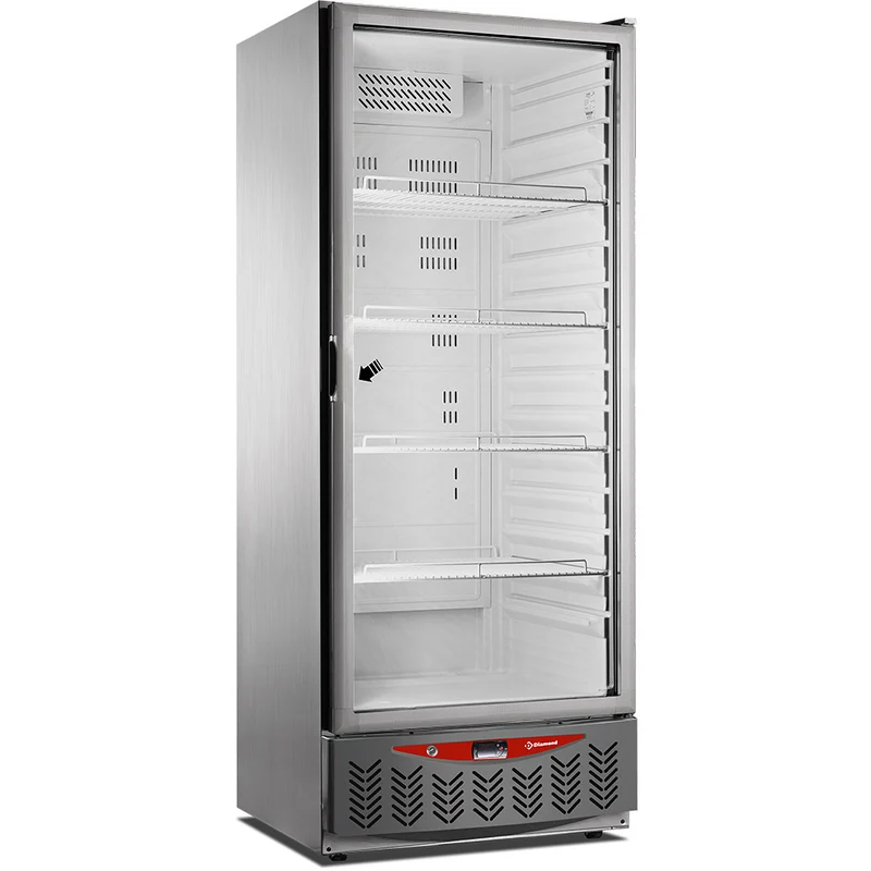 Umluftkühlschrank, 525 Liter, Glastür, GN2/1+600x400, Edelstahl - PFV55/X-R6G