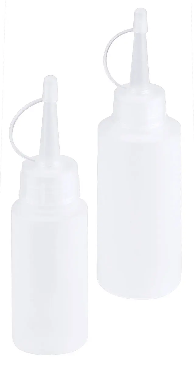 Enghalsflasche 70-120 ml mit langer Tropfspitze lebensmittelecht