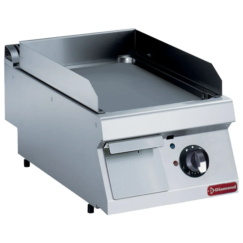 Elektro Grillplatte glatt verchromt -TOP- - E17/PLCD4T-230/3--N