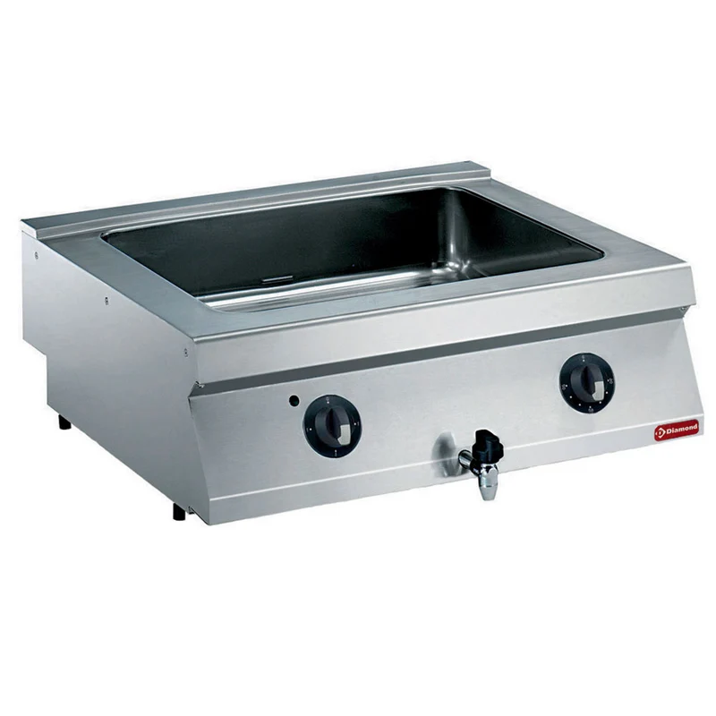 Elektro Bain-Marie GN 2/1 Tiefe 150 mm -TOP- - E17/BM8T-N