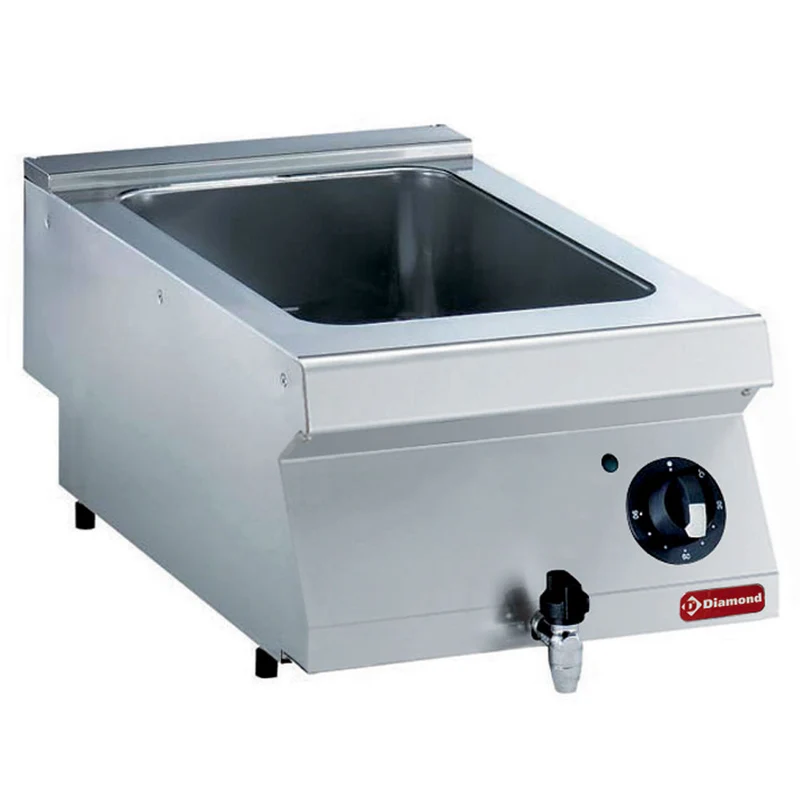 Elektro Bain-Marie GN 1/1 Tiefe 150 mm -TOP- - E17/BM4T-N