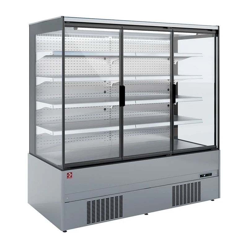 Wand-Kühlmöbel, Selbstbedienung, Flügeltüren - FULL INOX - QML09-HX