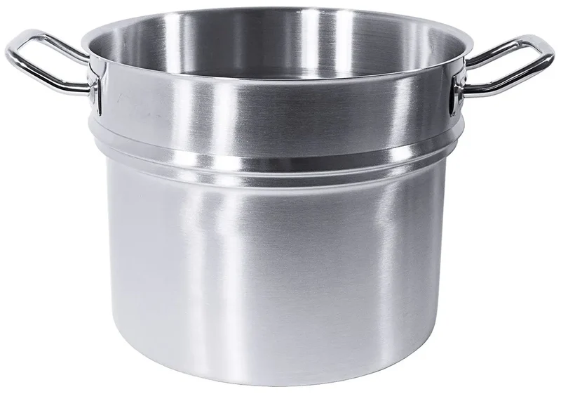 Edelstahl Wasserbadeinsatz Ø 24-32 cm mit verstärkten Kaltgriffen
