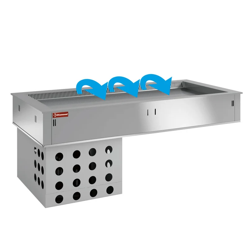 Element Kühlplatte, belüftet, 3x GN 1/1 - DPA/TRV12-R2