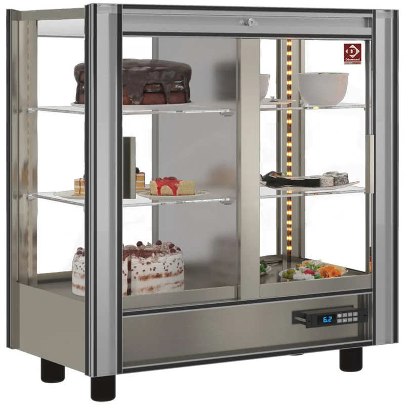Gastronomie Kühlvitrine Lt. 216 - durchgehend - anpassbar - PGN-1/TR-R6