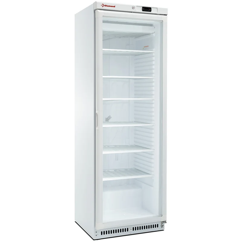 Gefrierschrank, statisch, Glastür, 400 Liter. weiß - NFT402-R2/G
