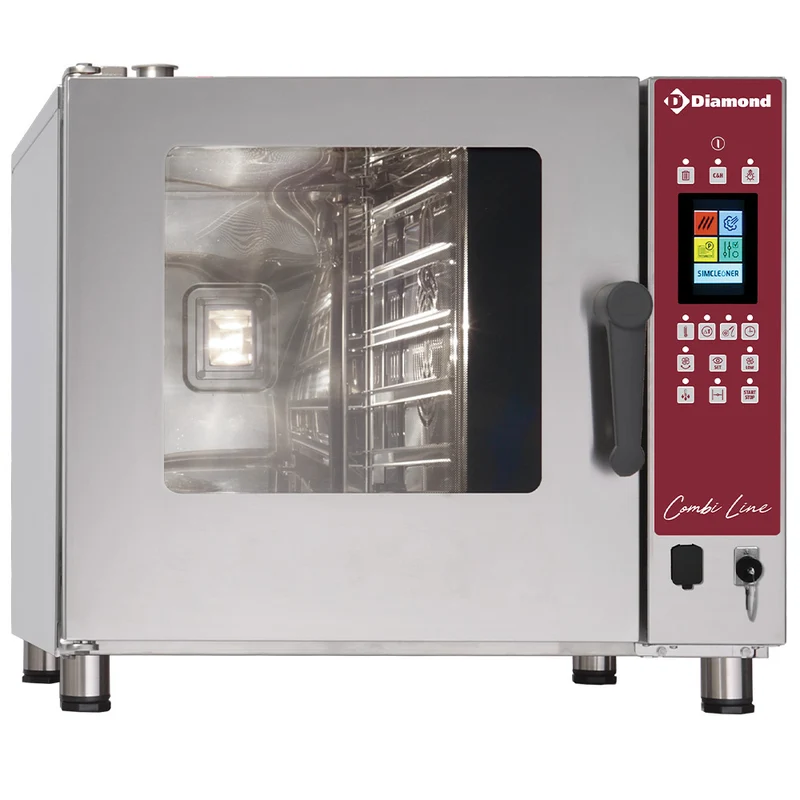 Elektroofen Dampf/Konvektion TOUCH SCREEN, 5x GN 1/1 - AUTO-CLEANING - DFV-511/PTS