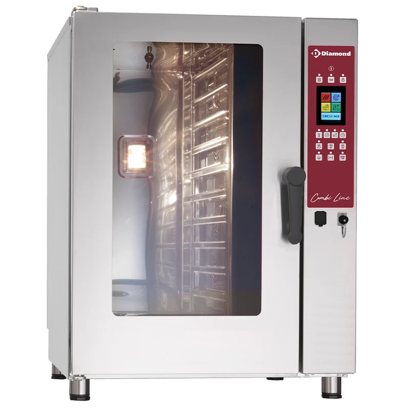 Elektroofen Dampf/Konvektion TOUCH SCREEN,10x GN 1/1 - AUTO-CLEANING - DFV-1011/PTS