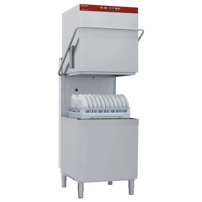 Durchschubspülmaschine, Korb 600x500 mm + Softener kontinuierlich "Full Hygiene" - DCR49/6-AC