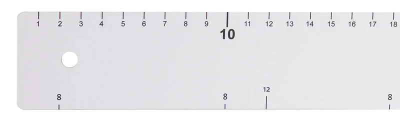 Backlineal 64 cm Breite: 5 cm