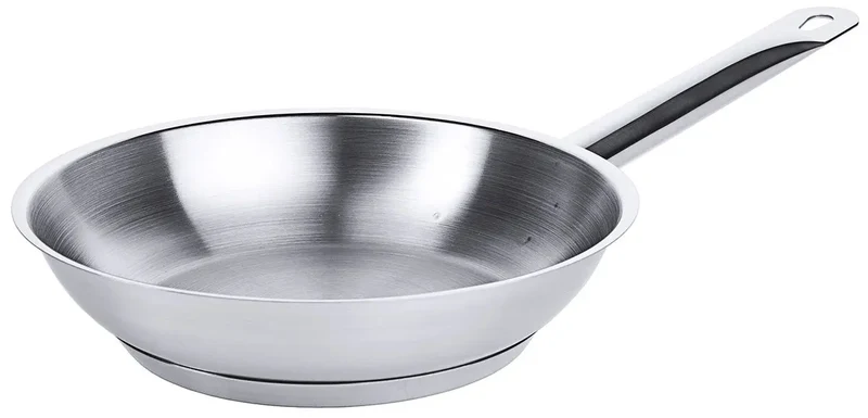 Edelstahl Bratpfanne mit Rohrgriff Ø 20-32 cm