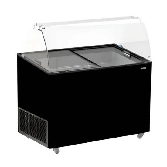 Speiseeisvitrine Java, schwarz, 8x5 Ltr