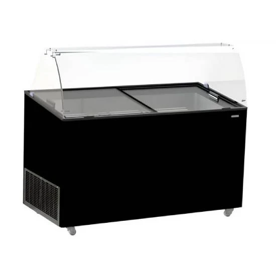 Speiseeisvitrine Eistheke Tenerife, schwarz, 10x5 Liter
