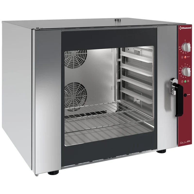 Elektro-Konvektionsofen 6x GN 1/1 + manueller Befeuchter - CGE611-BQ