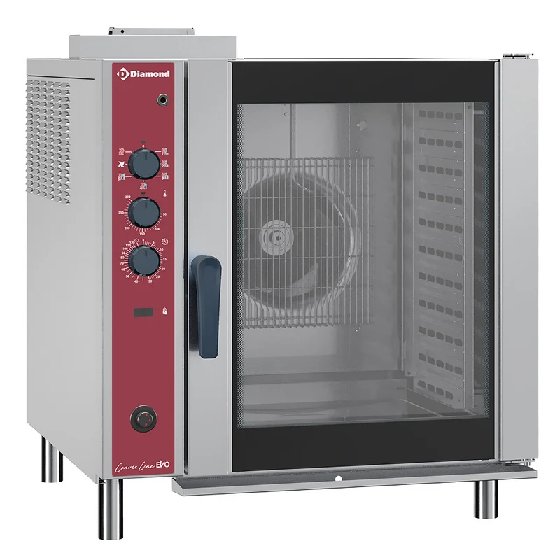 Gas Konvektionsofen 10x GN 1/1, mit Luftbefeuchter - CFG101/N