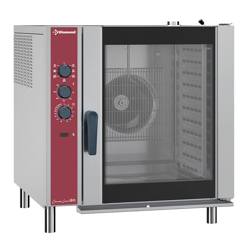 Elektro Konvektionsofen 10x GN 2/1, mit Luftbefeuchter - CFE101/N-230V/3